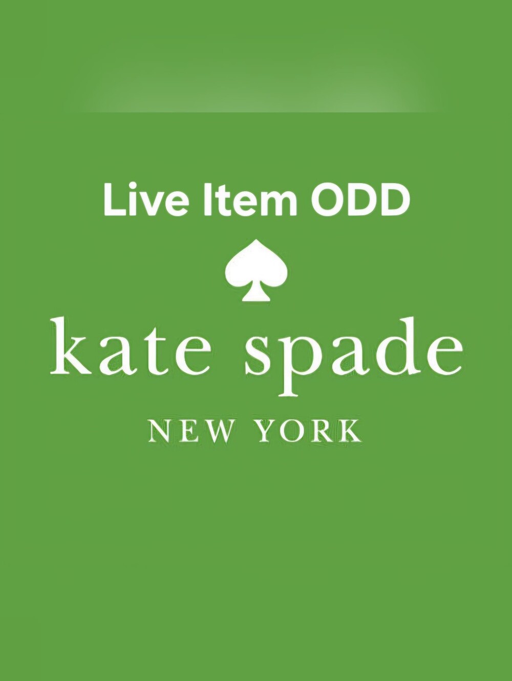 Live Item ODD